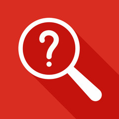 Question Icon Magnifying Glass