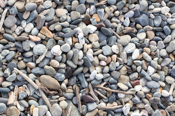Seashore after a storm. Background. Texture.