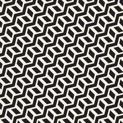 Vector seamless zigzag line pattern. Abstract stylish geometric background. Repeating lattice background