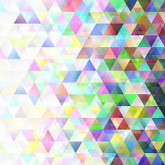 Geometrical abstract double triangle pattern background - vector graphic design