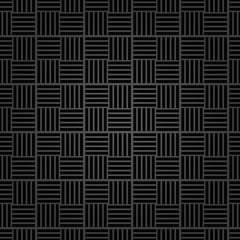 Seamless dark background for your designs. Modern vector ornament. Geometric abstract pattern