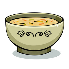 Vector illustration of soup in a white bowl. Soup illustration. Soup icon. Soup icon vector. Soup icon art. Soup icon shape. Soup icon new. Soup icon best. Soup icon flat. Soup flat icon. 