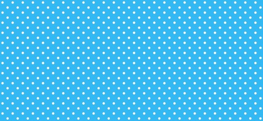 Blauer Hintergrund mit weißen nahtlosen Punkten