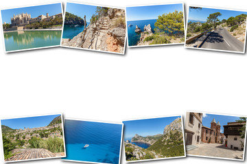 collage travel Spain Palma de Mallorca