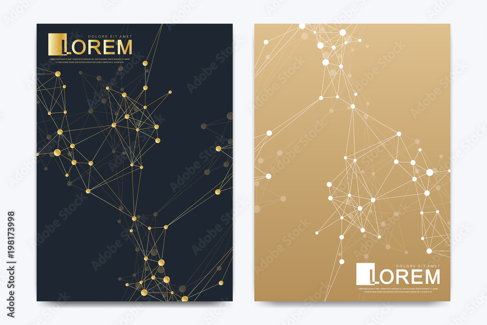 Leinwandbilder modern vector template for brochure leaflet flyer advert cover catalog magazine or annual report. ge