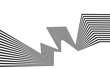 black and white stripe line pattern abstract graphic