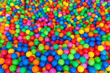 Fototapeta na wymiar Pool with bright balls background