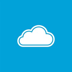 Cloud flat vector icon