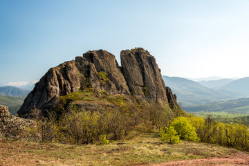 The rocks of Belogradchik (Bulgaria) - red color rock sculptures part of UNESCO World Heritage
