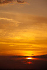 Fototapeta na wymiar Tropical beach at beautiful sunset. Nature background