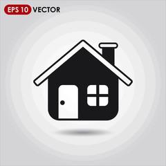 house single vector icon on light background