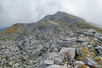 Mountaine range in the Paring Mts