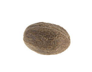 nutmeg isolated on white background