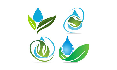 Leaf Water Template Set