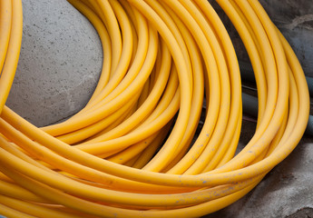 Special plastic sheath roll in a construction site