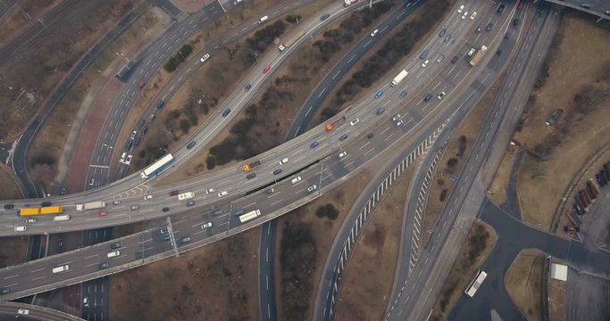 Autobahn A100 in Berlin.