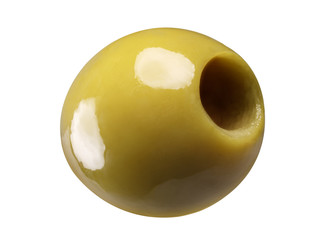 Green pitted olive, paths