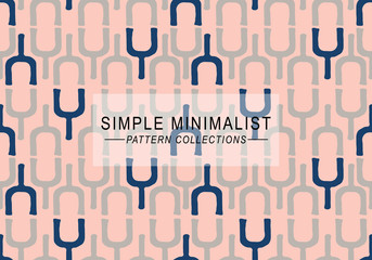 Abstract Pattern Minimal Style,Geometric shape Background