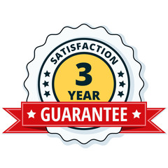 3 Year Satisfaction Guarantee illustration