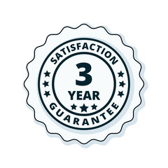 3 Year Satisfaction Guarantee illustration