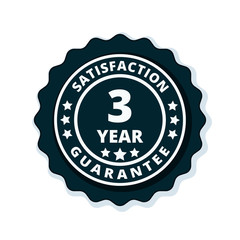 3 Year Satisfaction Guarantee illustration
