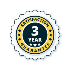 3 Year Satisfaction Guarantee illustration