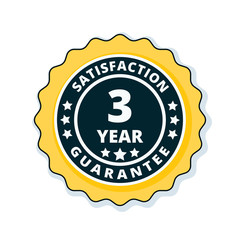 3 Year Satisfaction Guarantee illustration