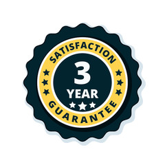 3 Year Satisfaction Guarantee illustration