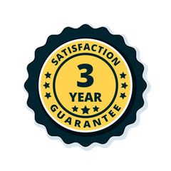 3 Year Satisfaction Guarantee illustration