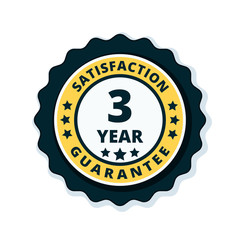 3 Year Satisfaction Guarantee illustration