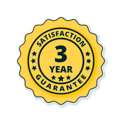 3 Year Satisfaction Guarantee illustration