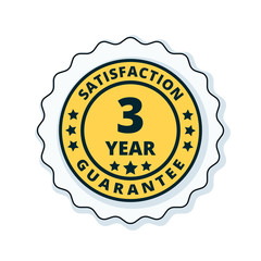 3 Year Satisfaction Guarantee illustration