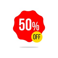 50% Off Vector Template Design