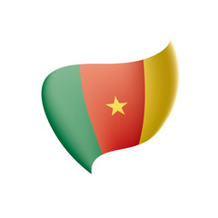 Cameroon flag, vector illustration