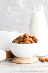 Almonds and almond milk