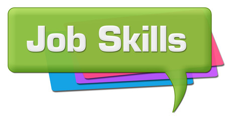 Job Skills Green Colorful Comment Symbol 