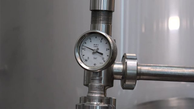 Manometer at the Brewery.