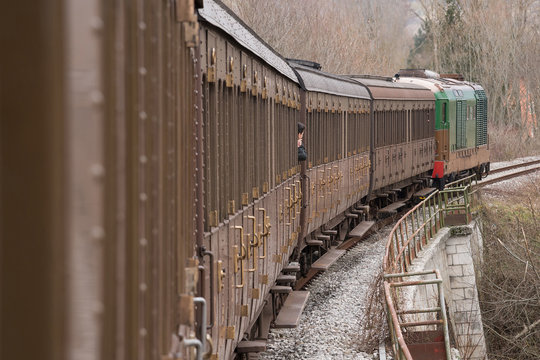 treno storico centoporte "transiberiana" d'italia