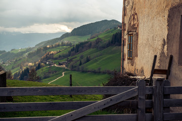 a valley in switzerland