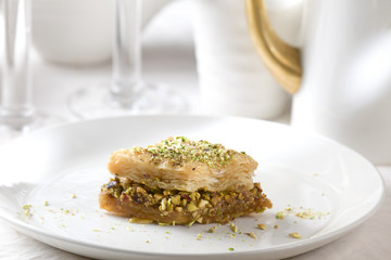 close up of Baklava pastry
