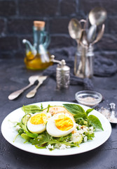 bulgur with vegetablew and eggs