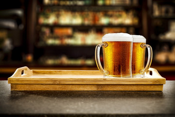 cold beer and free space for your decoration. 