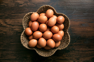 eggs in a basket