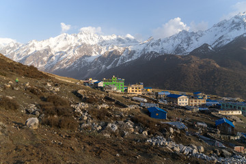 Nepal village in mountains