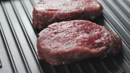 preparing steak filet mignon