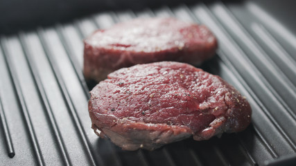 preparing steak filet mignon