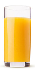 Glass of fresh orange juice