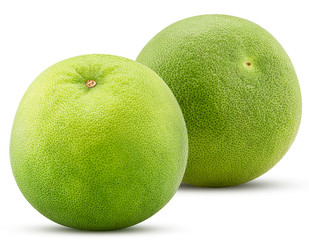 Two sweetie citrus fruit