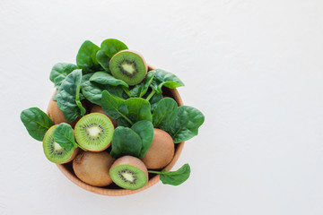 glass of green smoothie