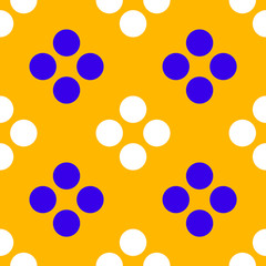 Berry dots seamless pattern. Strict line geometric pattern for your design.